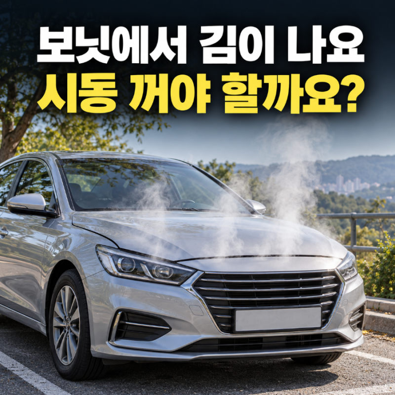 자동차 엔진 과열, 온도 경고등이 켜지면 어떻게 해야 할까요?