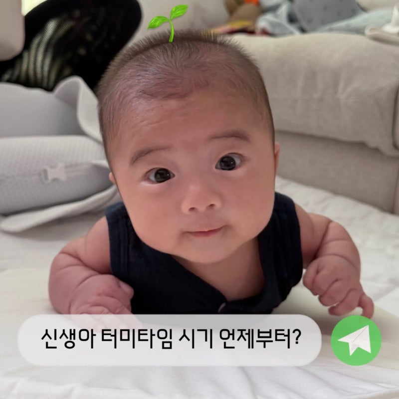신생아 터미타임 시기부터 자세, 시간까지｜우리 아기 터미타임 경험
