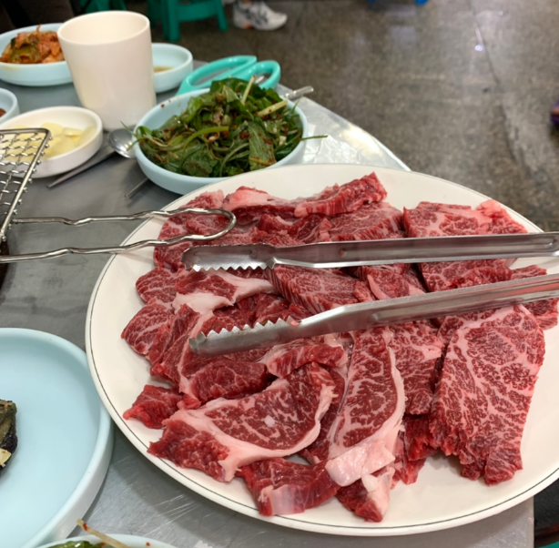 태백 소고기 맛집 : 아빠 추천으로 원주에서 소고기 먹으러 간 '협심식육점식당' 후기