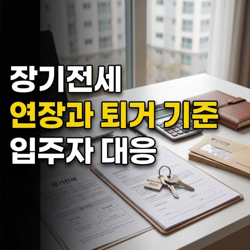 20년 장기전세 서울 아파트 만기 후 어떻게 될까? 연장과 퇴거 기준 입주자 대응 방법