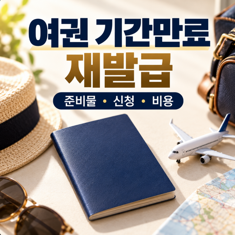 여권 기간만료 재발급, 준비물·온라인 신청·비용 한눈에 정리