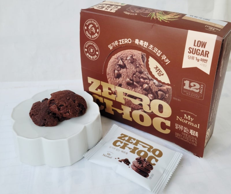 마이노멀 밀가루 없는 제로촉 촉촉한 초코칩 쿠키