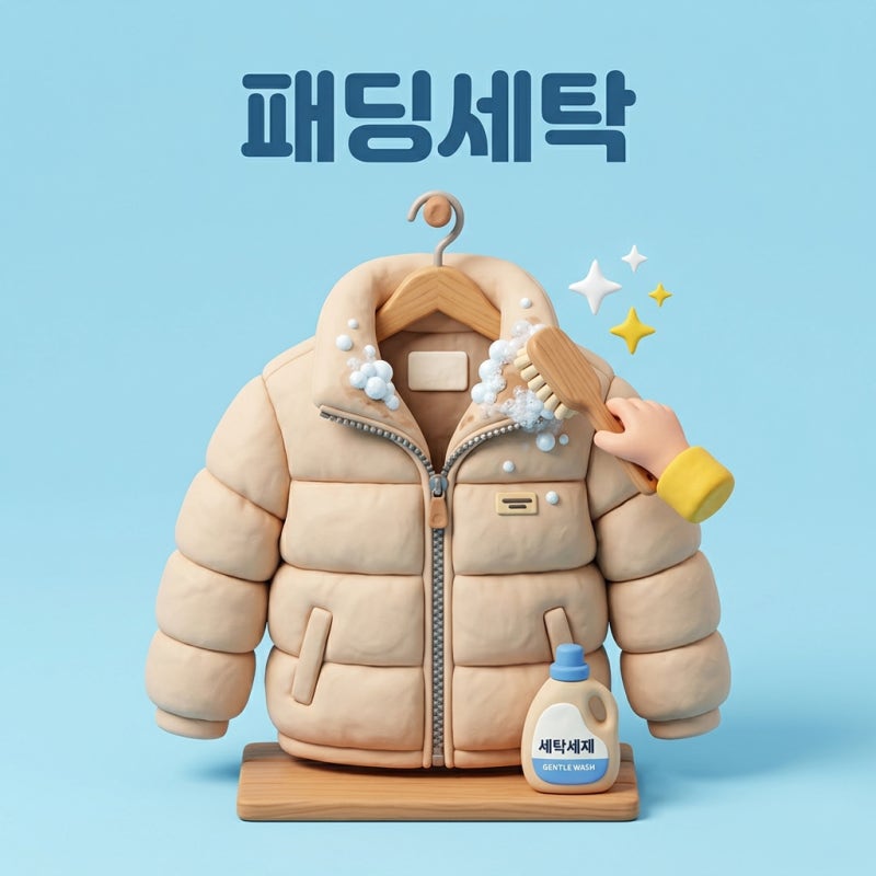 세탁소 드라이클리닝비 3만 원 아끼기! 패딩 목때·소매 찌든때 500원에 지우는 다이소 중성세....