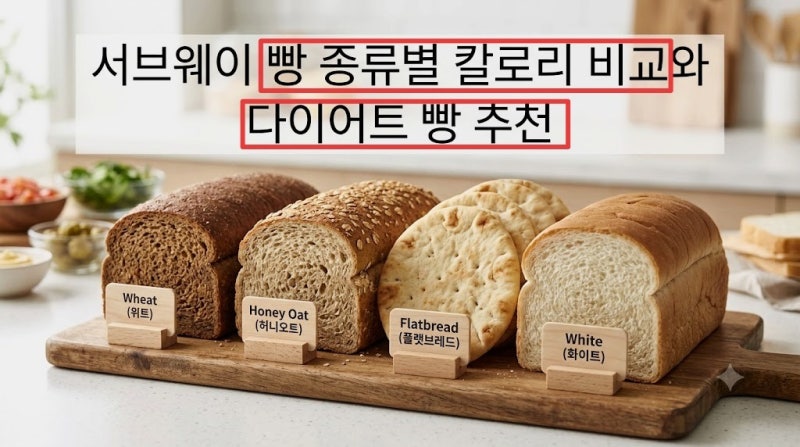 서브웨이 다이어트 빵 추천 칼로리 비교! 소스 치즈 조합 및 메뉴 후기