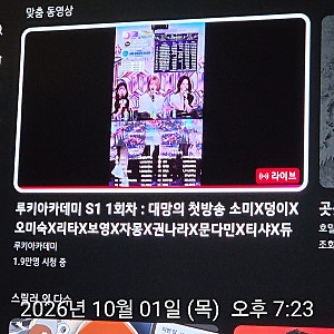 261001 - 오 과즙세연이 있는 엑셀방송을 보게됨