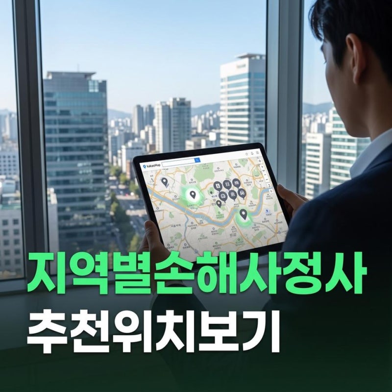 대구 부산 인천 청주 지역별 손해사정사 추천 위치보기