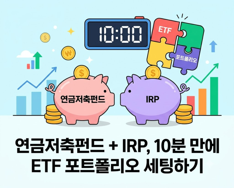 연금저축펀드 ETF 포트폴리오 10분 만에 세팅하기
