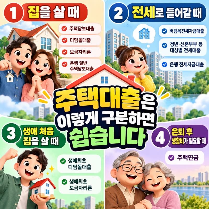 주택 매매시 나이대별 대출 최적화 가이드