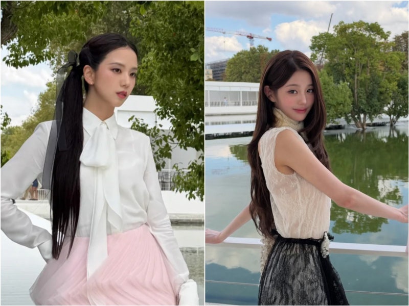 지수 장원영 디올쇼 투샷, 파리 패션위크에서 무슨 일이 있었나