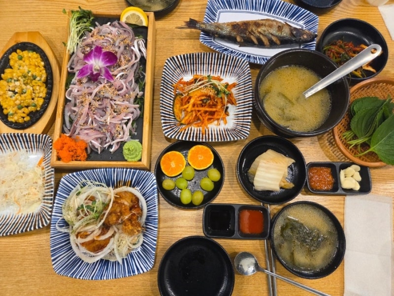 상무지구 맛집 광주 전어 광주 횟집 [해안선 상무점]