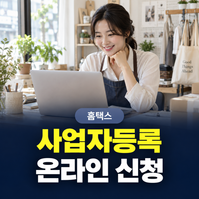 세무서 갈 시간 없다면? 홈택스에서 단 10분 만에 끝내는 개인사업자등록 온라인 신청 완벽 ....