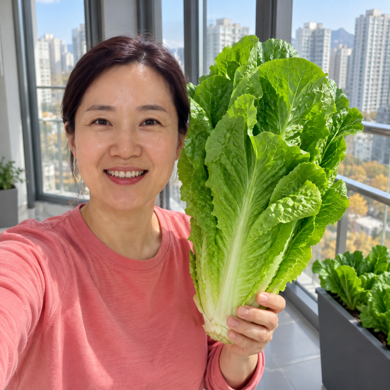 "씨앗 심고 35일이면 수확해요" 로메인상추 씨앗 키우기 베란다 파종시기부터 수확까지