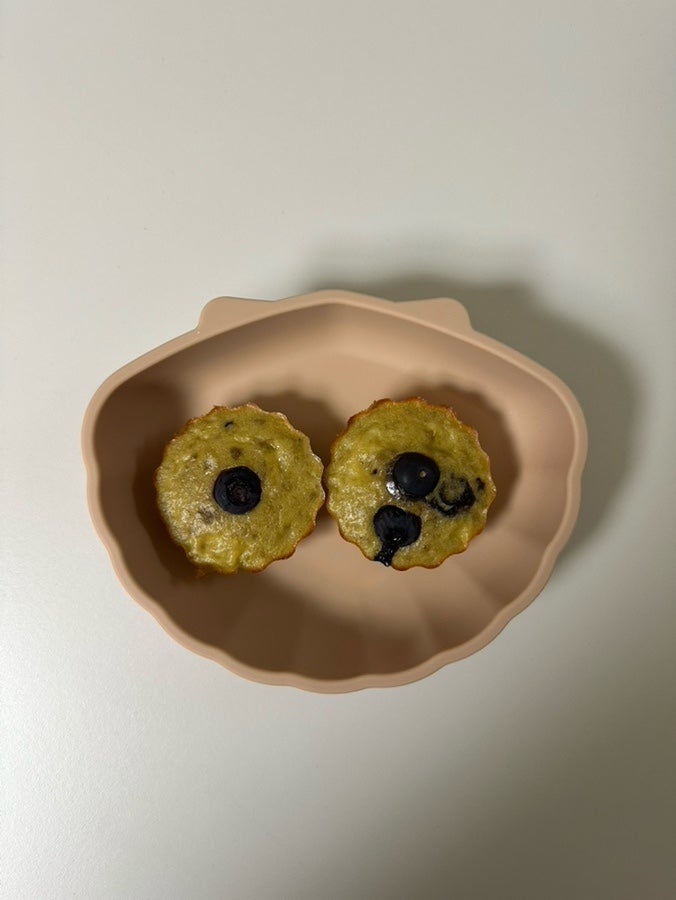 아기 유아식 간식 블루베리바나나빵 오븐 레시피