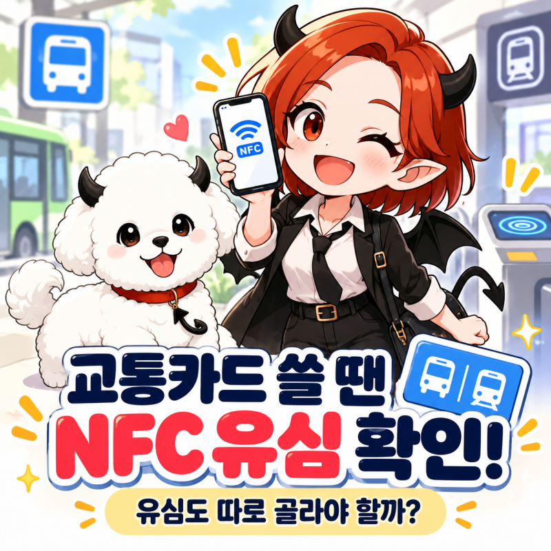 교통카드를 쓰려는데 유심도 따로 골라야 할까? NFC 유심 확인 방법