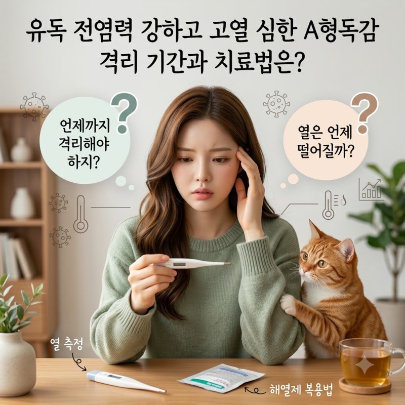 유독 전염력 강하고 고열 심한 A형독감 격리 기간과 치료법은?
