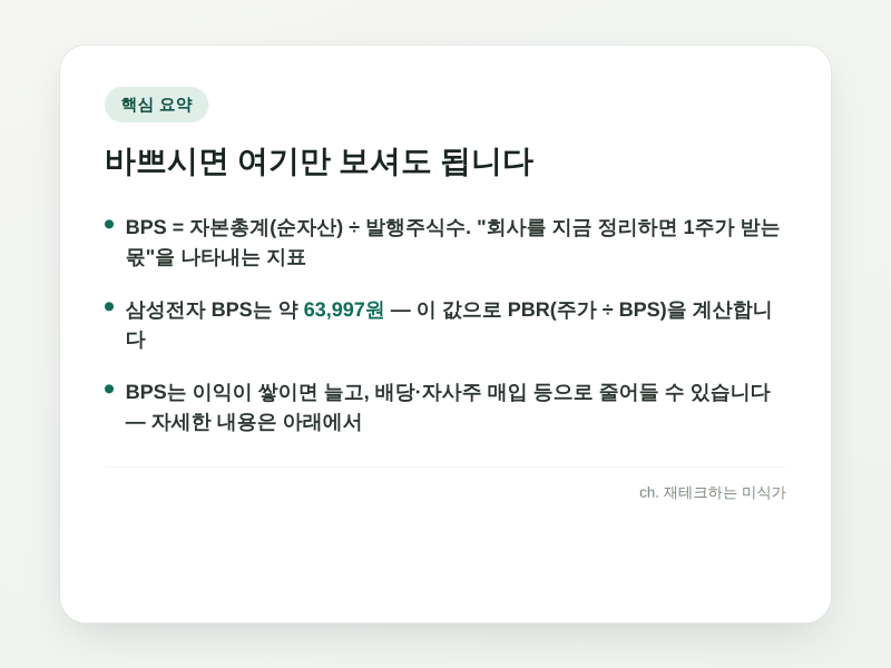 BPS 뜻, 초보자도 이해하는 계산법 정리