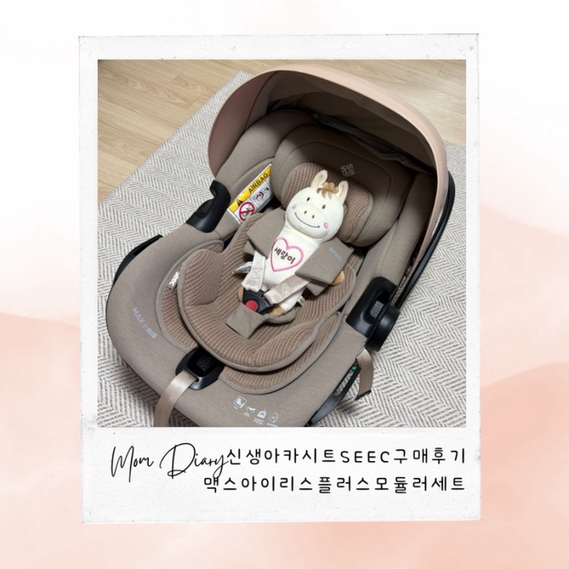 임산부일기 : ) 신생아맞이 내돈내산 카시트구매후기 ✔️ 시크 맥스아이리스플러스 모듈러....
