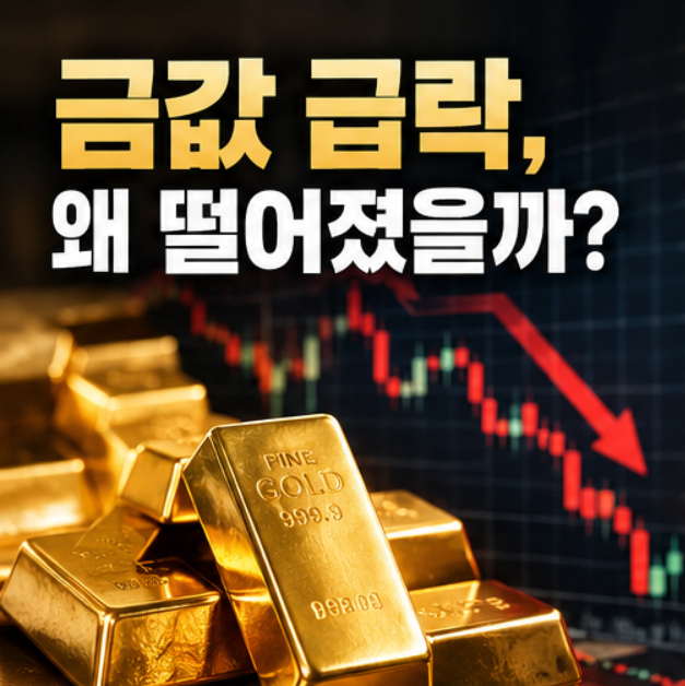 금값 급락 이유는? 최근 금시세 하락 원인과 앞으로의 변수