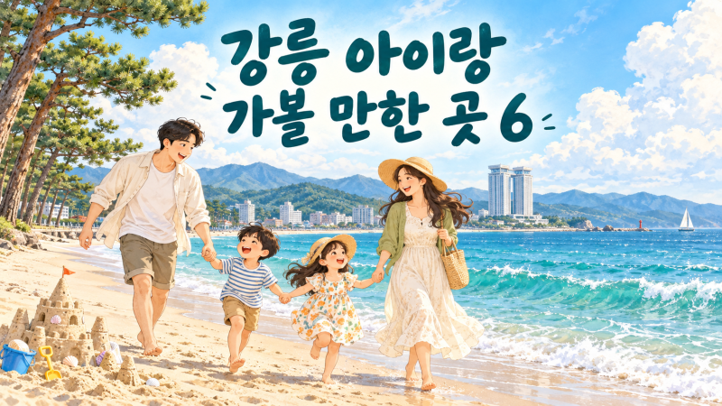 강릉 아이랑 가볼 만한 곳 6｜경포 실내 여행과 바다 산책, 운영시간·요금 정리