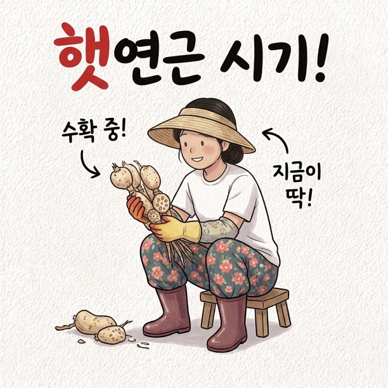 썰어두면 금방 거뭇해짐 연근 철 햇연근 시기 보관법 먹는법 손질 갈변