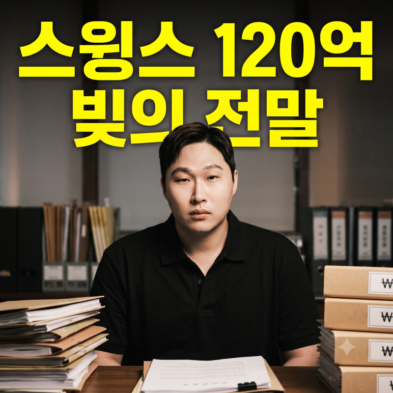 스윙스 120억 빚의 전말 20억 지인 차입부터 140억 음원 권리 매각까지 완벽 분석
