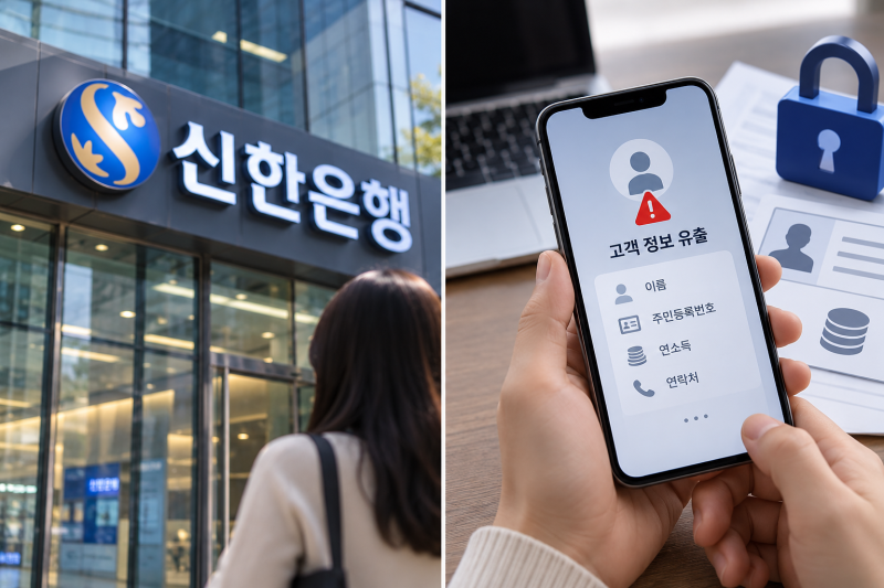 신한은행 개인정보 유출 확인 방법｜2만 5천 명 고객정보, 주민번호·연소득 유출 대처법