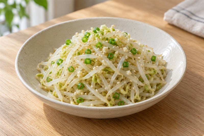 숙주나물무침, 300g 양념과 데치기·물기 빼는 법
