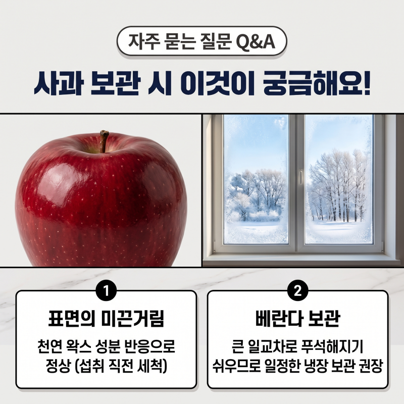 사과 보관법 오래 두고 먹는 랩핑 김치냉장고 냉장 보관 꿀팁