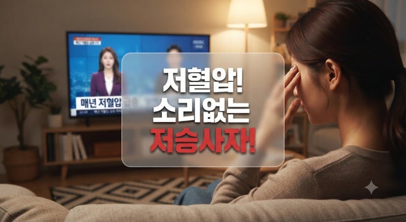 어지러움 방치 마세요" 저혈압 원인 증상과 방치 시 위험성! 일상 속 예방 및 치료법 총정리
