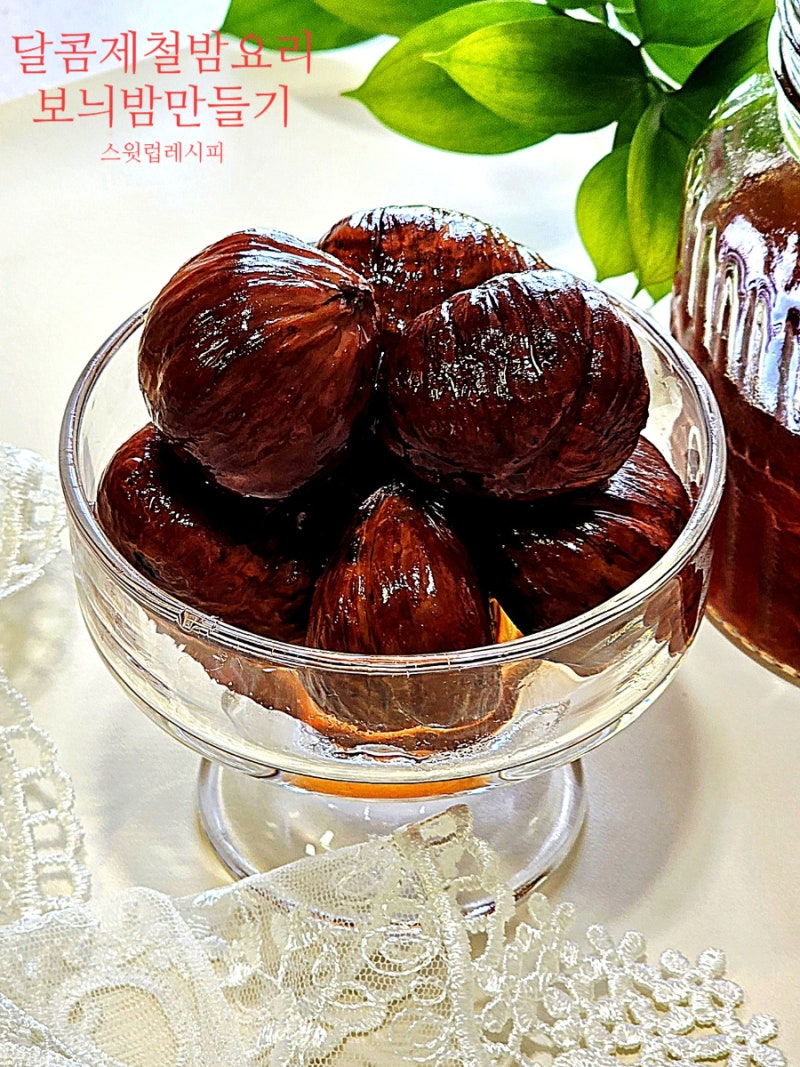 보늬밤 만들기 재료 실패줄이는 꿀팁 보관법 밤조림 요리