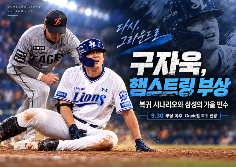 구자욱은 가을야구에 돌아올 수 있을까?