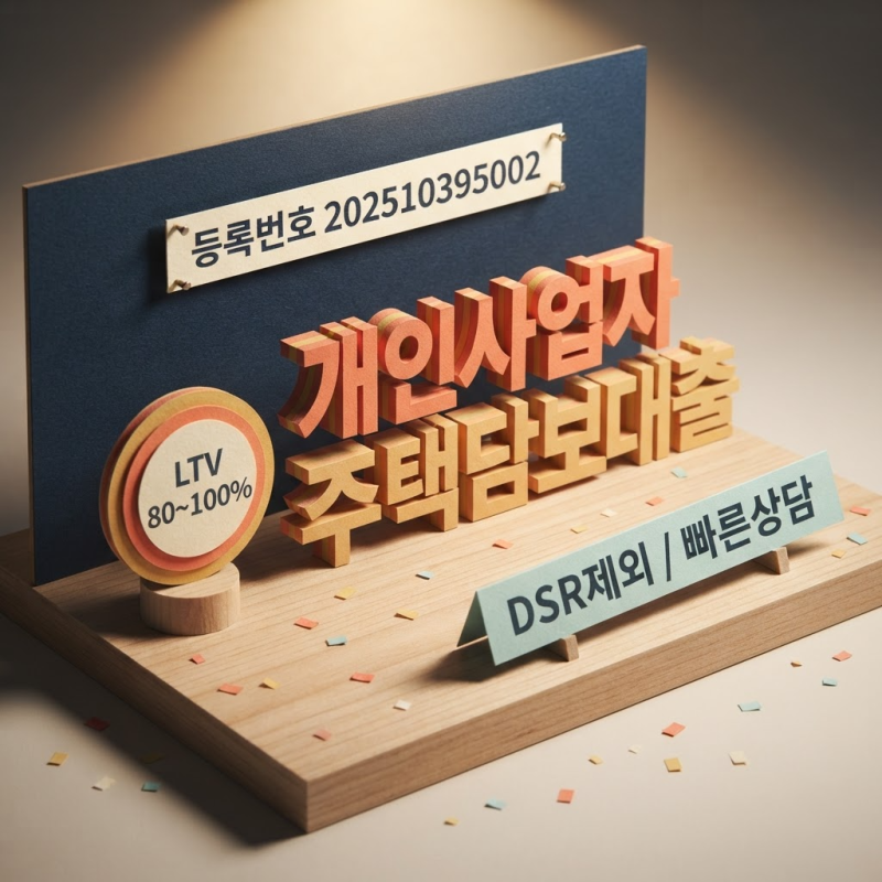 개인사업자담보대출 가계 주택담보대출 후순위 한도 차이 원인 알아냄