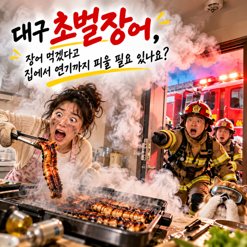 대구 초벌장어, 장어 먹겠다고 집에서 연기까지 피울 필요 있나요?