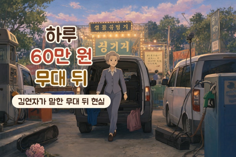 김연자 하루 휘발윳값 60만 원, 52년 차 레전드가 보여준 진짜 무대 뒤 이야기