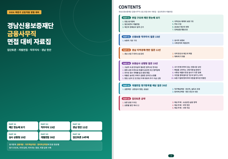 [경남신용보증재단 금융사무직 면접후기] 기출 토론주제 및 무조건 묻는 직무상식