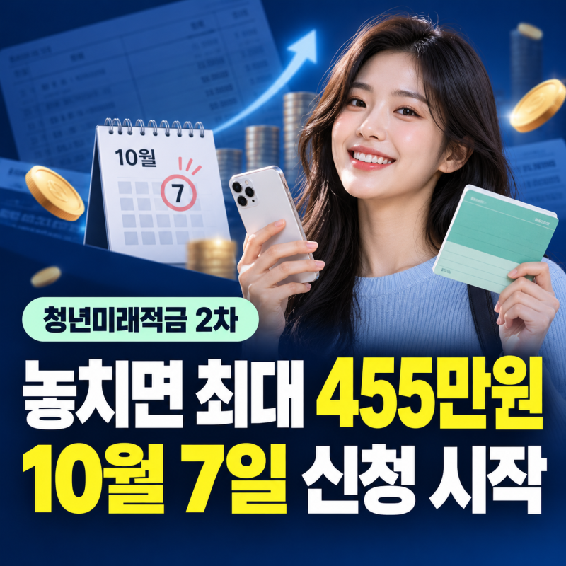 청년미래적금 2차 헛걸음 방지 신청 전 필수 체크리스트 (+조건,일정 총정리)