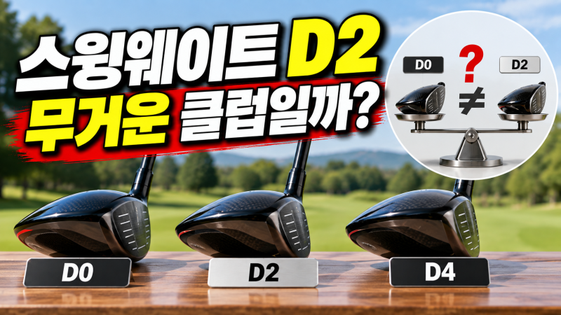 스윙웨이트란 무엇일까? D2가 D0보다 무거운 골프채일까?
