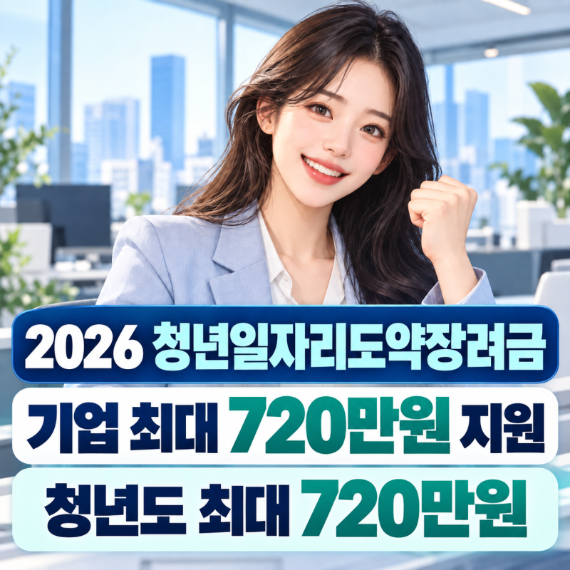 2026 청년일자리도약장려금, 기업 720만원에 청년도 최대 720만원