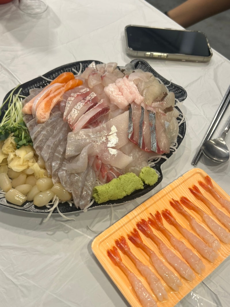 내돈내산 노량진 수산시장 회포장 맛집 땅끝마을|초장집 추천|생새우회