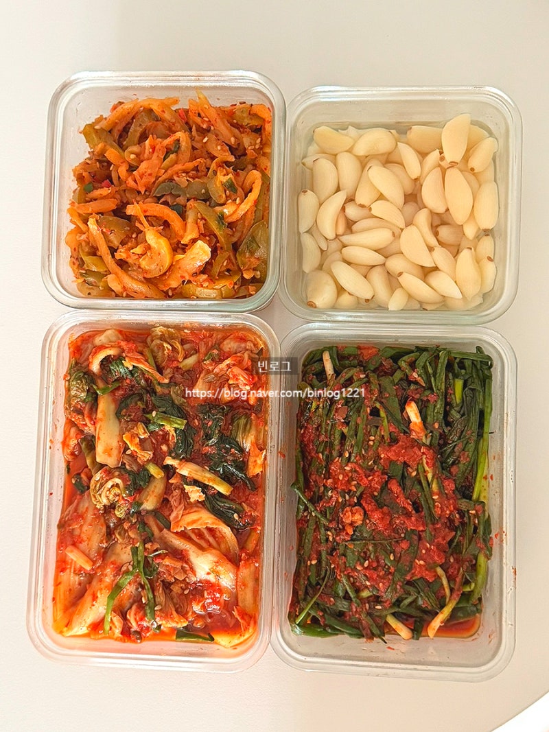 글라스락 푸쉬탭으로 반찬부터 식재료까지 냉장고 정리 살림템