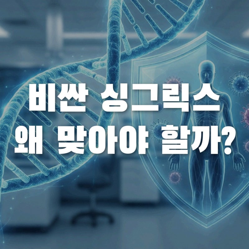 대상포진 백신 비교, 싱그릭스 가격 비싼 이유와 스카이조스터 차이 총정리