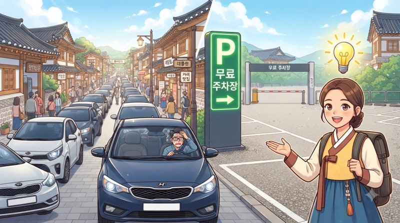 경주 황리단길 주말 주차 무료 꿀팁과 실전 주차장 4선