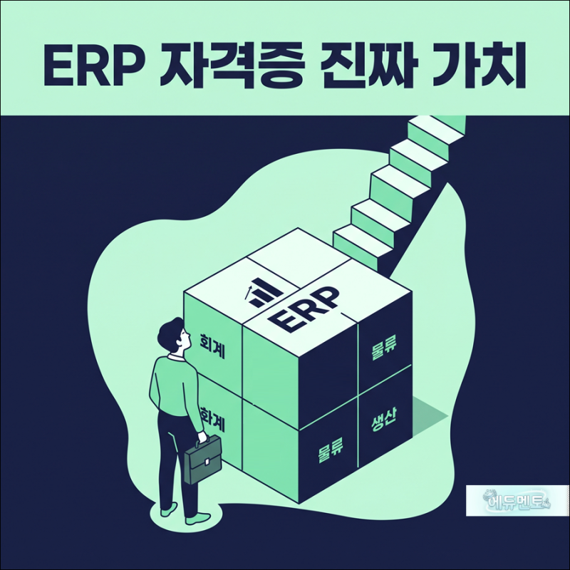 "ERP정보관리사 쓸모" 있을까? 1급 2급 난이도 '차이'와 시험일정