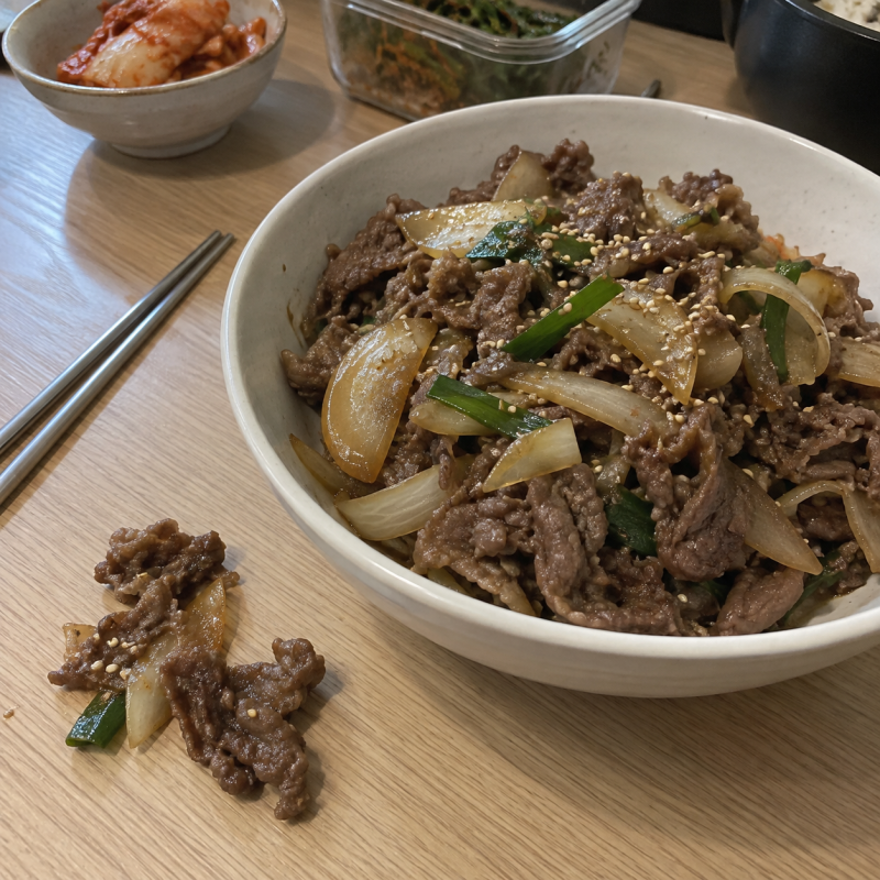 류수영 소불고기 양념 레시피, 고기 600g에 맞춰 간장 비율 잡는 법