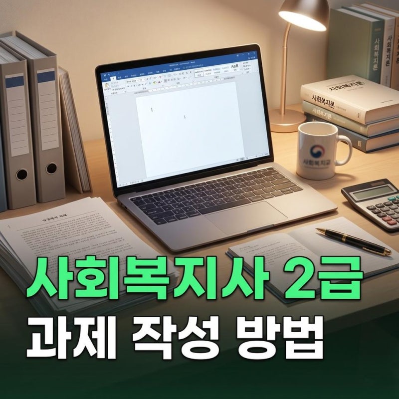 사회복지사 2급 필수과목 이수 학점 중간고사 과제 작성 방법 정리