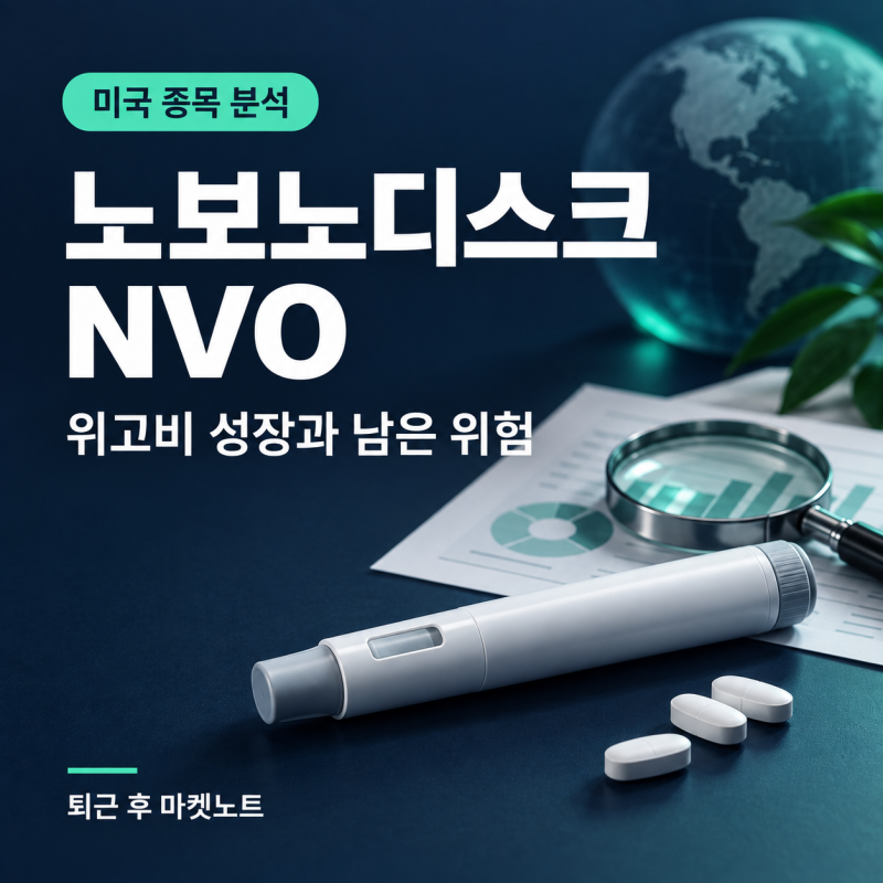 노보노디스크(NVO) 주가 분석｜위고비 성장과 남은 위험