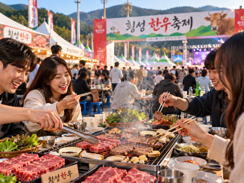 2026 횡성한우축제 일정 주차 라인업 총정리, 횡성 가볼만한곳 한우구이터