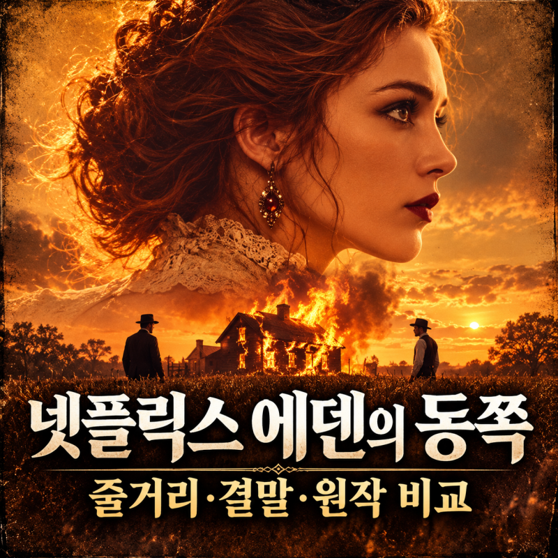 넷플릭스 에덴의 동쪽 줄거리·등장인물·원작 결말·1955년 영화와 차이·결말 스포까지