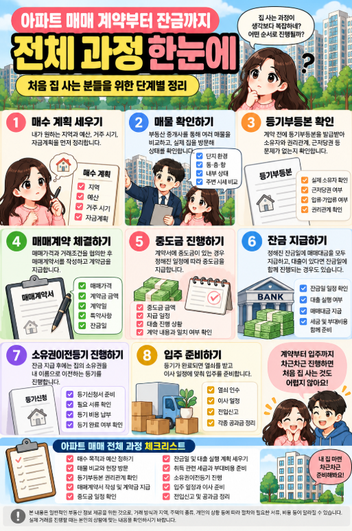 아파트 매매 절차 어떻게 진행될까?