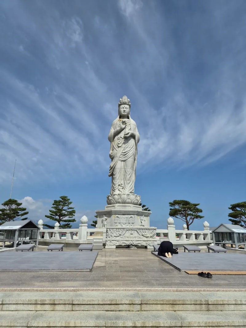 강원도 양양 가볼만한 곳 낙산사 해수관음상